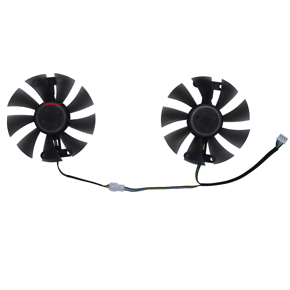 Rx 580 8Gb 2048Sp Gpu - 2 pz/set, ventola per scheda Video,