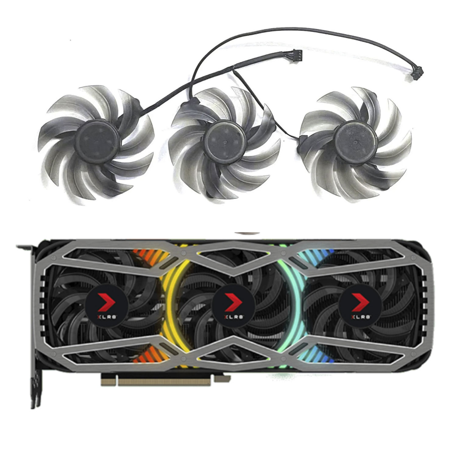 Rtx 3090 24Gb Graphics Card - Ventole di Raffreddamento 82MM FD8015U12D per