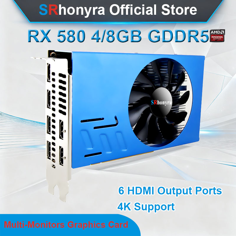 Scheda Grafica SRhonyra AMD RX - Rx 580 8Gb 2048Sp Gpu recensione e prezzo