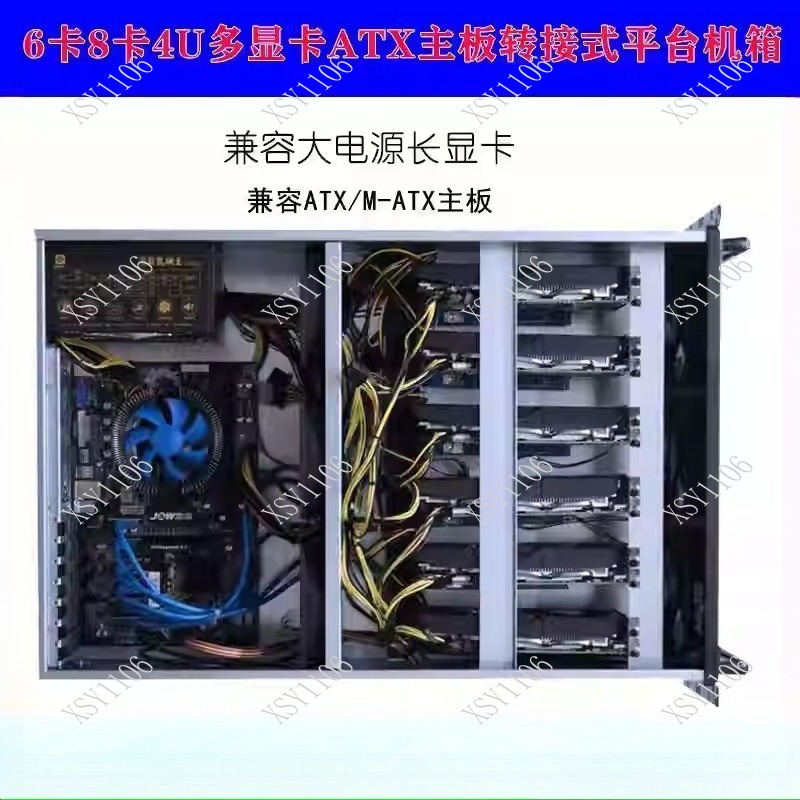 Chassis di Controllo Industria - 8 Gpu 4U Server Chassis recensione e prezzo