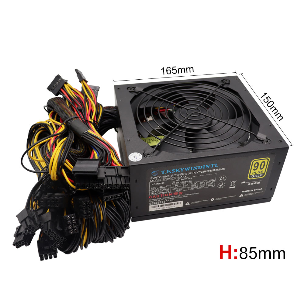 THFSKYWINDINL Alimentatore PC  - 2000W Atx Mining Power Supply recensione e prezzo